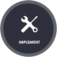 Implement with the right tools